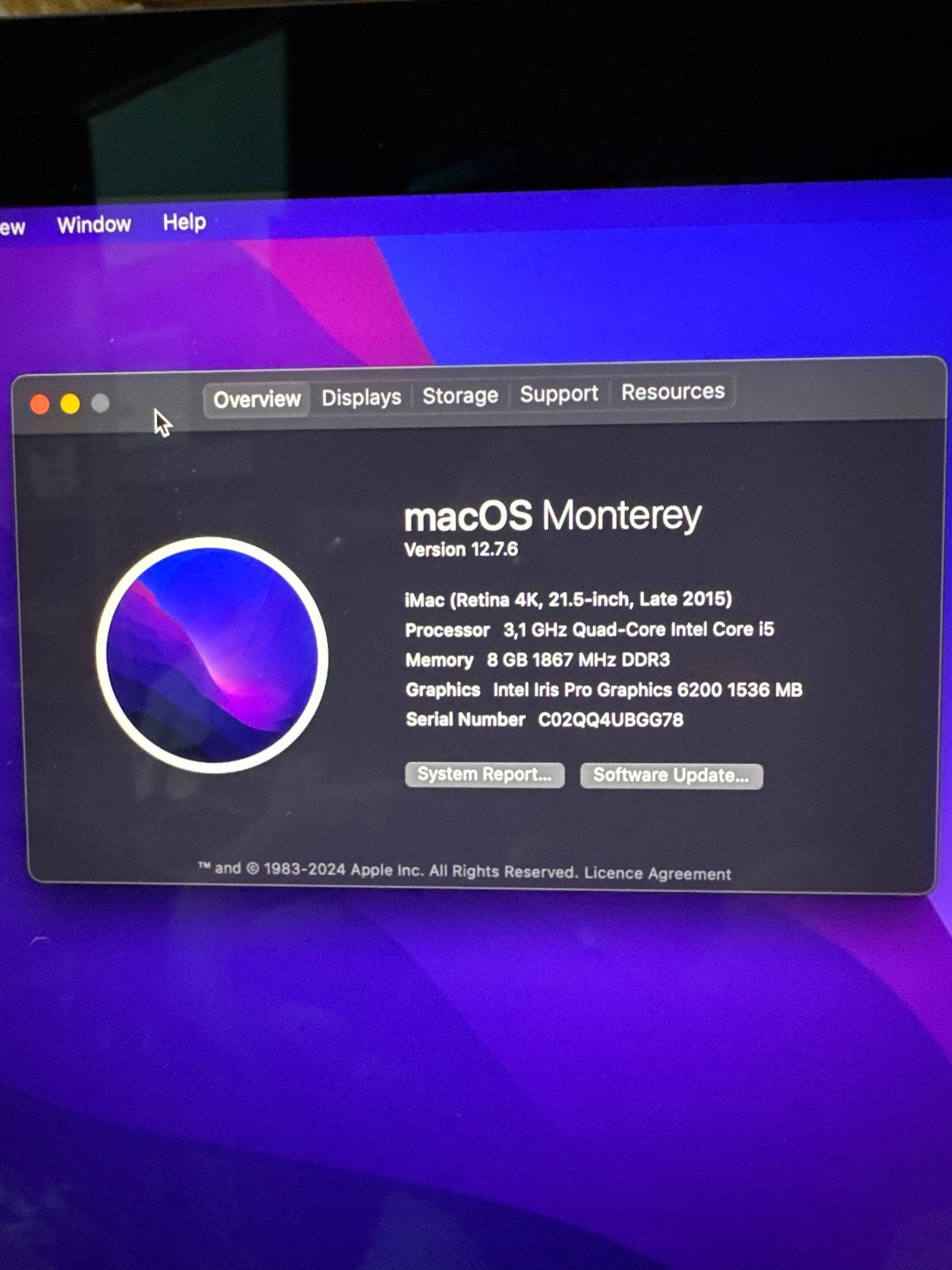 iMac (Retina 4K, 21.5-inch, Late 2015) - 8GB RAM, Gebruikt, 8 GB, IMac, Ophalen of Verzenden