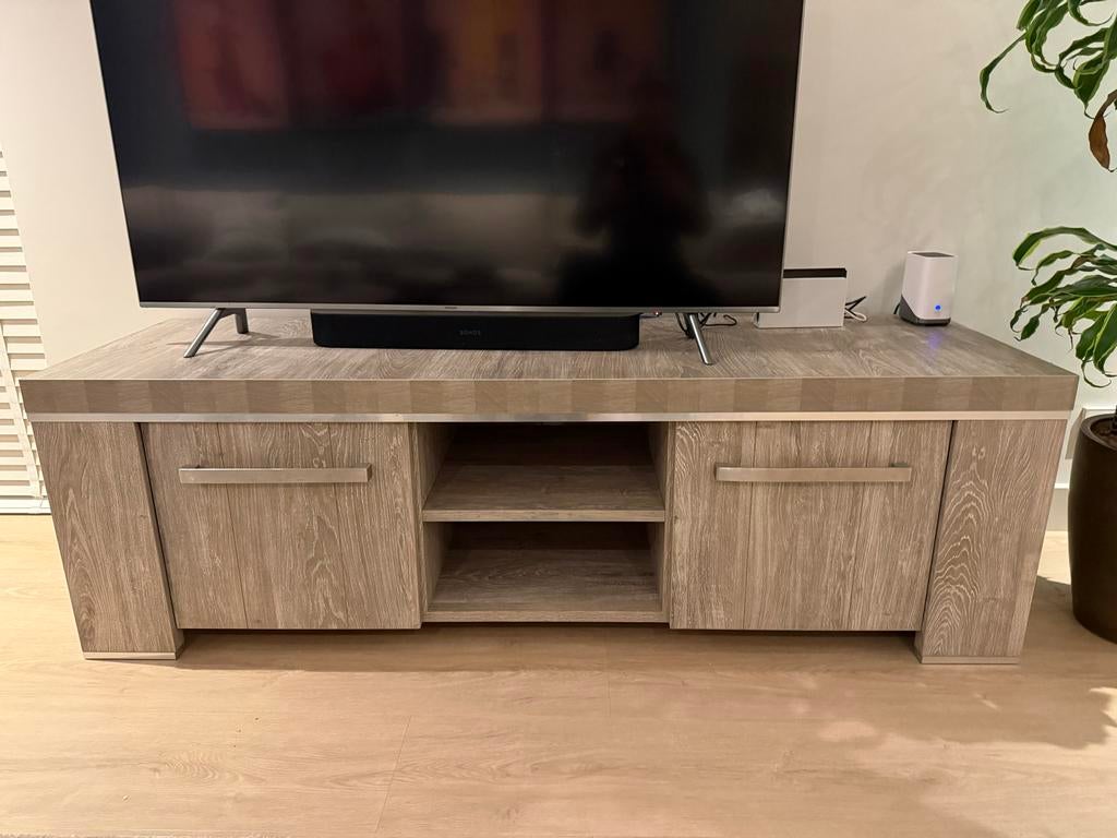 Sanders Wonen Tucson tv-kast - 176x55x54cm, Ophalen, 150 tot 200 cm, Zo goed als nieuw, Minder dan 100 cm