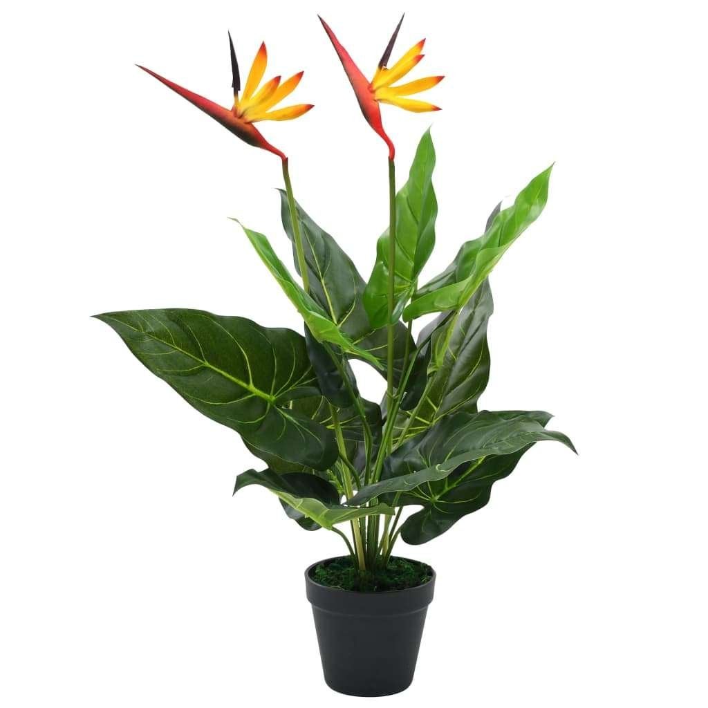 Kunstplant paradijsvogelbloemt 66 cm GRATIS BEZORGD, Huis en Inrichting, Binnen, Verzenden, Onderhoudsvrij, 66 cm