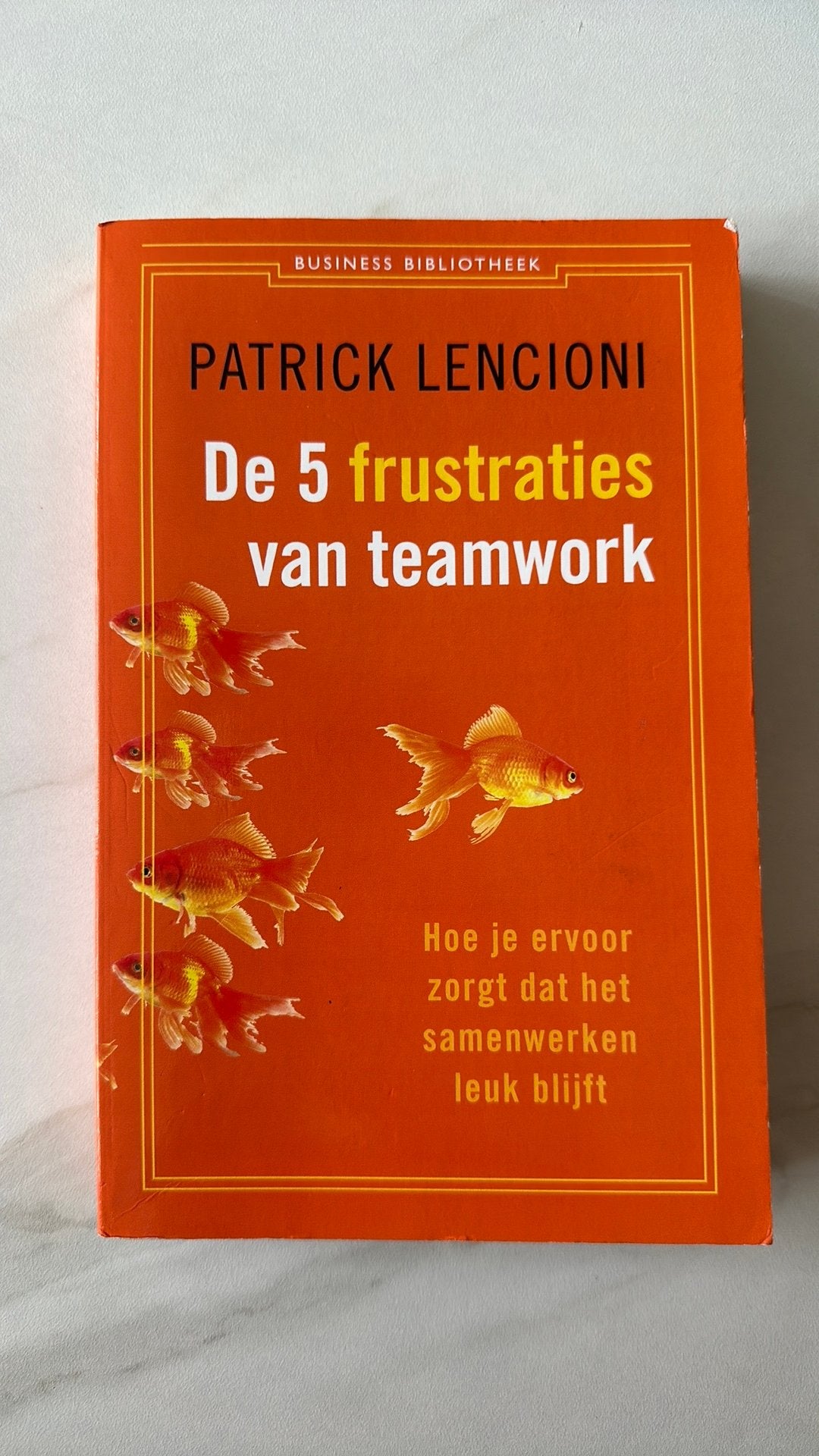 De 5 frustraties van teamwork, Ophalen of Verzenden, Zo goed als nieuw, Management