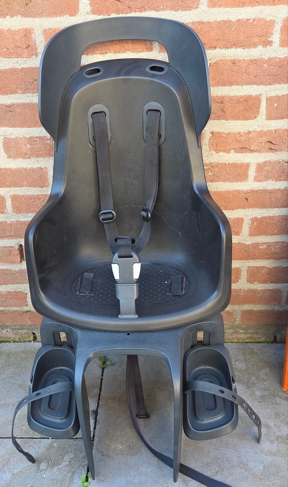 Bobike GO Maxi Fietsstoeltje Achter.
BobikGO Maxi Fietsstoe, Ophalen, Achterzitje, Voetsteuntjes, Zo goed als nieuw