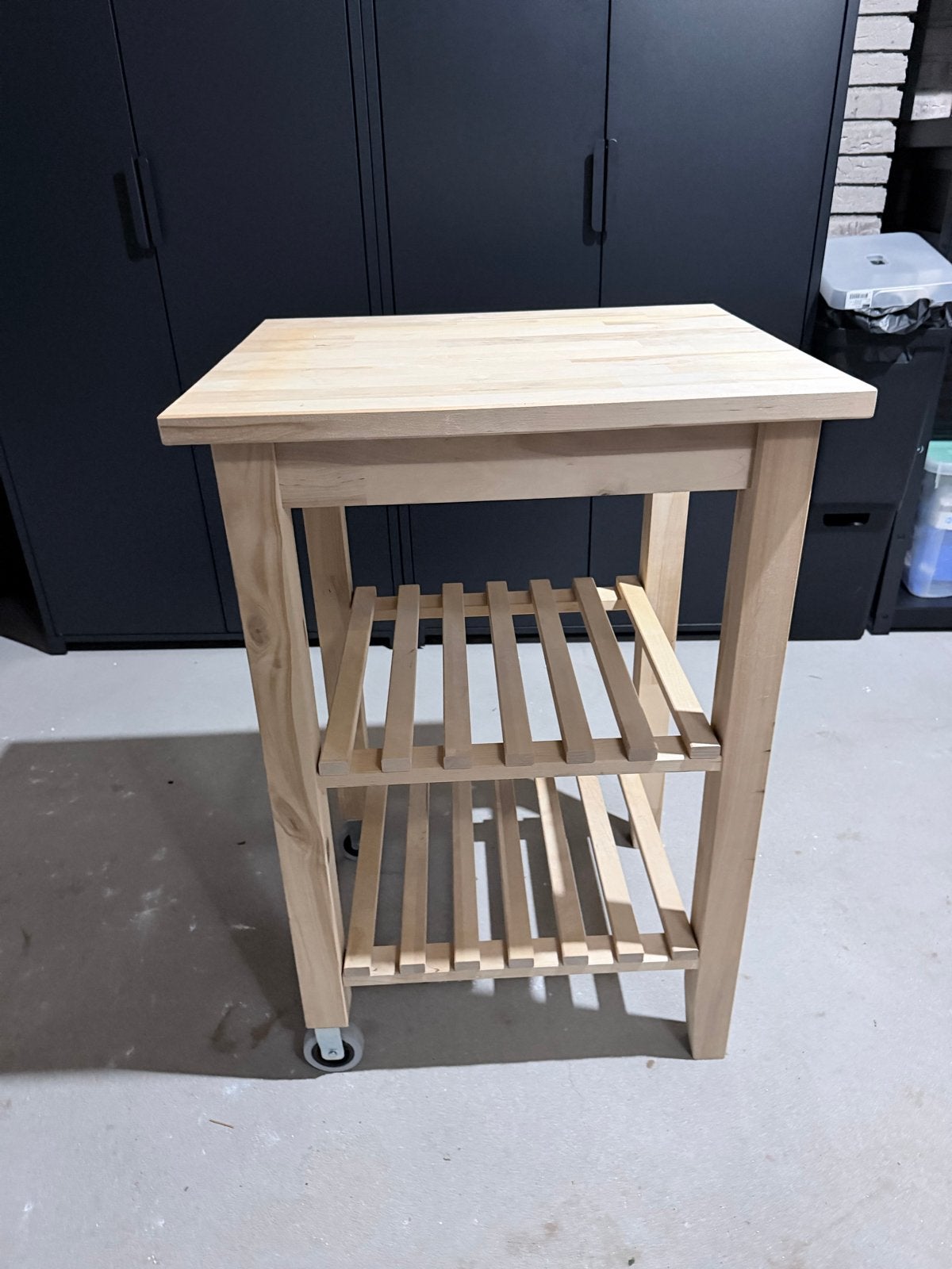 Ikea Houten keukentrolley bekvam, Huis en Inrichting, Keuken | Keukenelementen, Ophalen, Gebruikt, 50 tot 100 cm, Minder dan 100 cm
