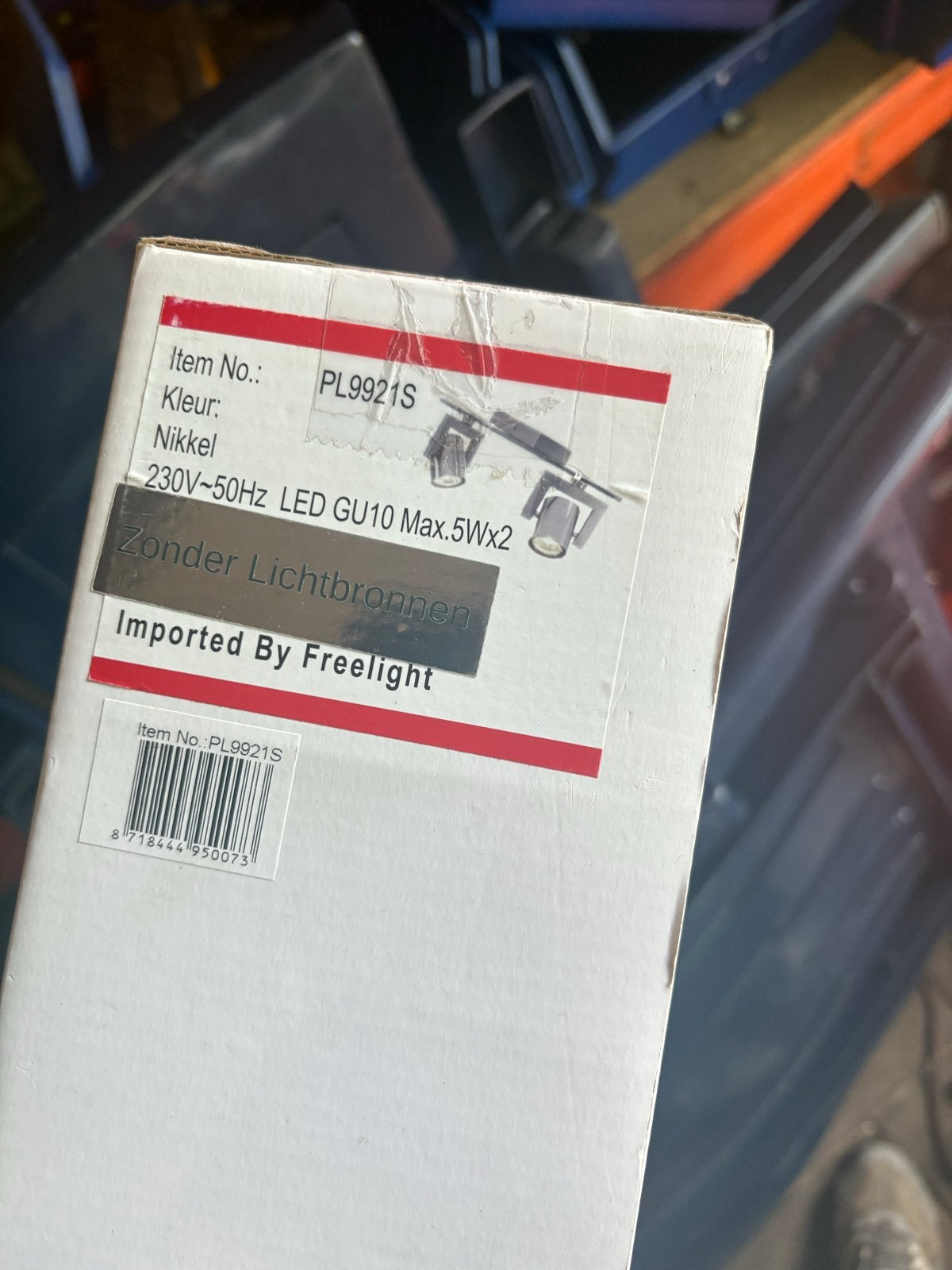 Freelight Hanglamp PL9921S Nikkel LED GU10 Max. 5Wx2, Ophalen, Nieuw, Metaal, GU10