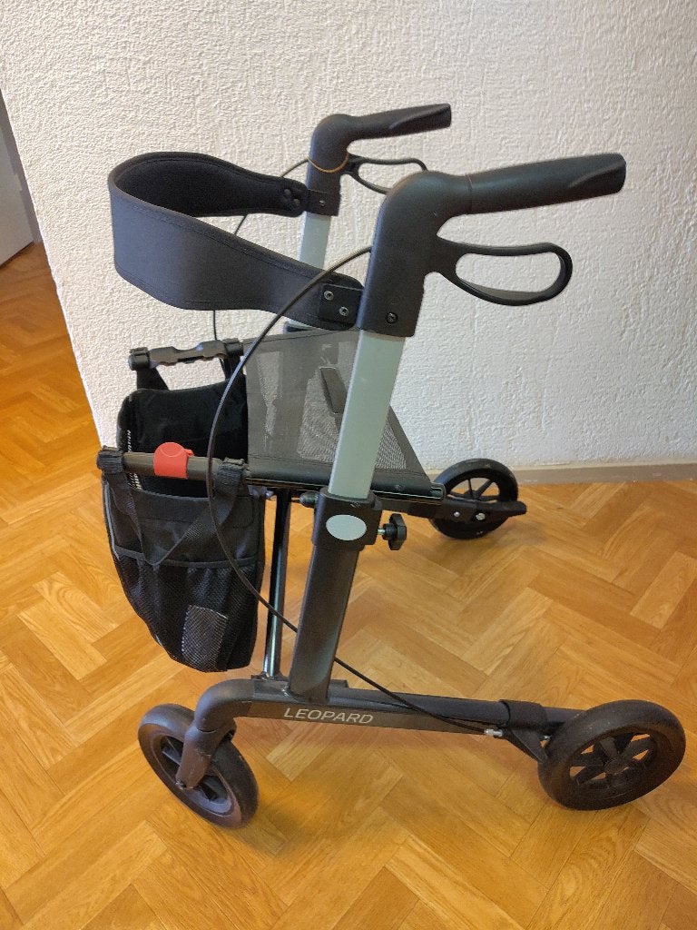 Rollator Mobilex Leopard, Ophalen, Opvouwbaar, Zo goed als nieuw