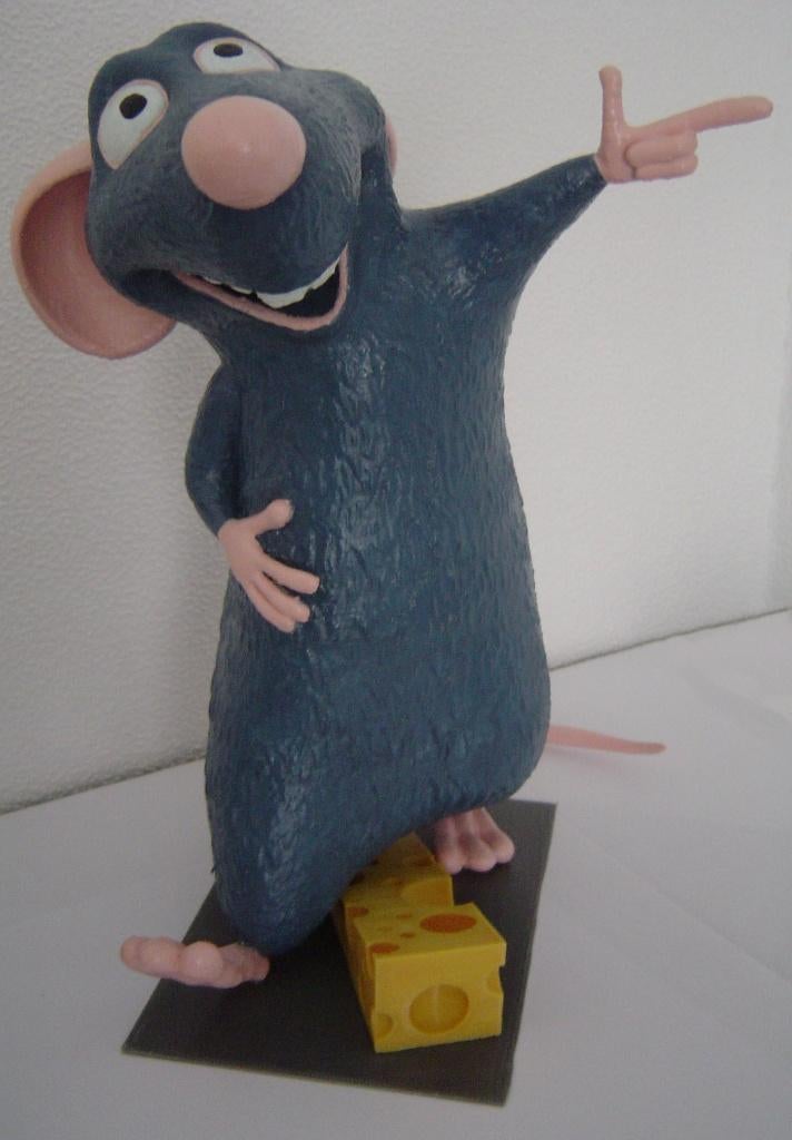 3D beeld van Remy (Ratatouille), Verzamelen, Disney, Nieuw, Beeldje of Figuurtje, Overige figuren, Ophalen