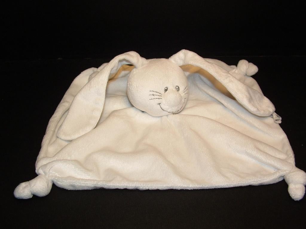 TIAMO KONIJN BASIC BUNNY KNUFFELDOEK VELOURS WIT ME, Verzenden, Nieuw, Overige typen