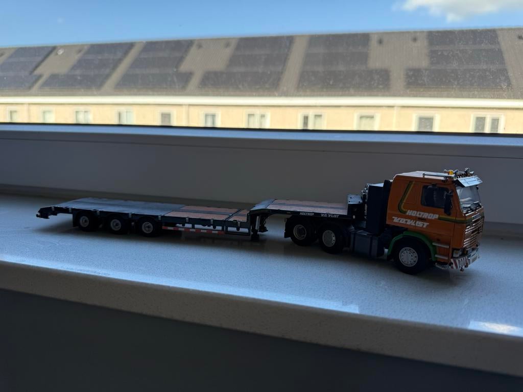 WSI Holtrop van der Vlist 1:50 Scania 113 semi-vrachtwagen, Ophalen, Zo goed als nieuw, Bus of Vrachtwagen, Wsi