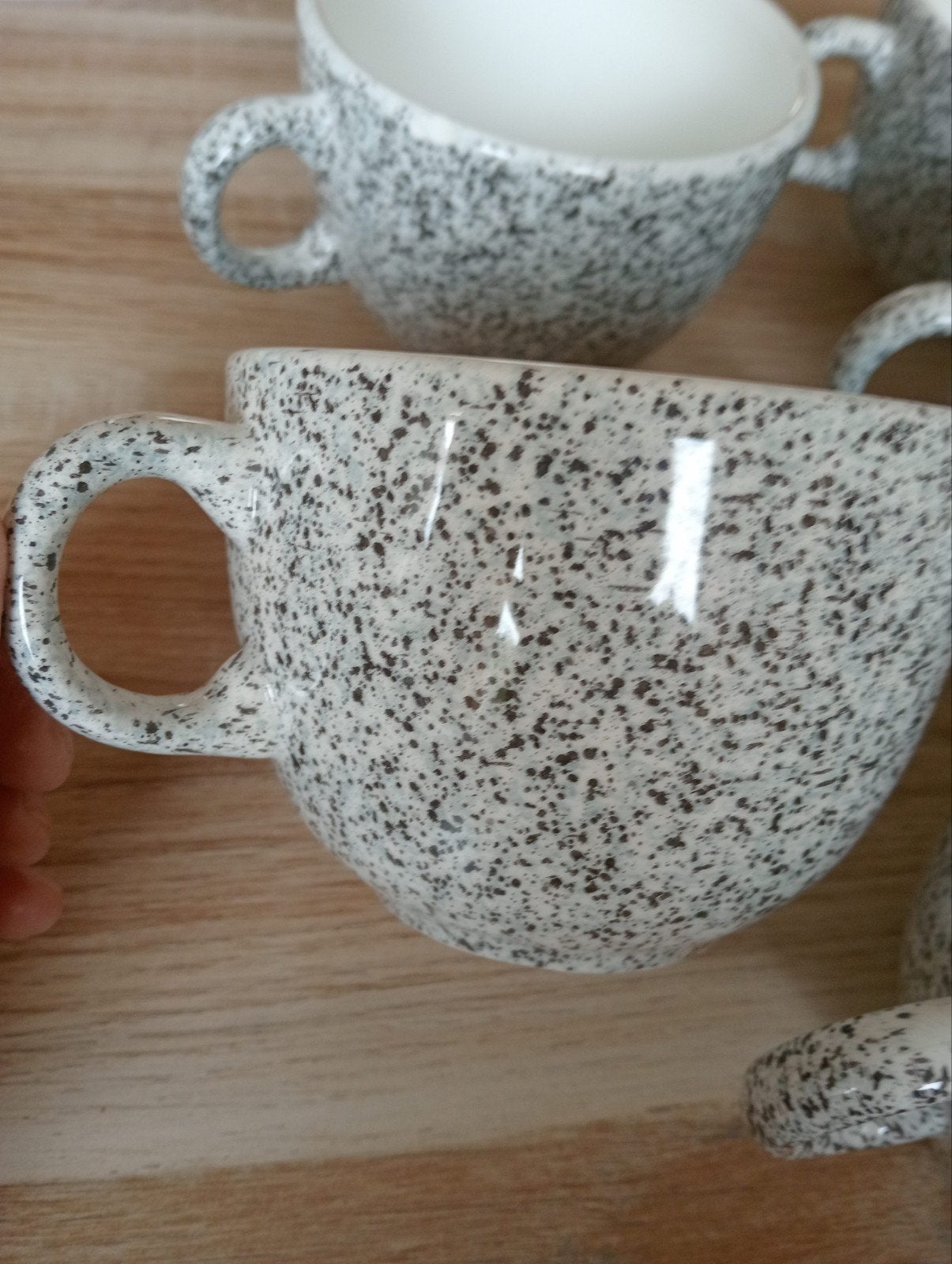 6  Italiaanse Soep / Yoghurt Kommen ,nieuw ,met oor, Huis en Inrichting, Keuken | Servies, Nieuw, Ophalen of Verzenden, Kom(men)