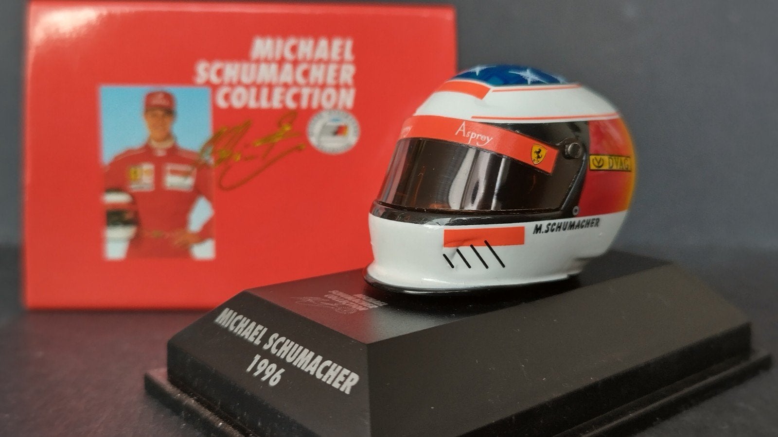 Helm Bell Michael Schumacher 1995 1;8 Minichamps Pol, Hobby en Vrije tijd, Modelauto's | 1:5 tot 1:12, ., Nieuw, ., Toebehoren