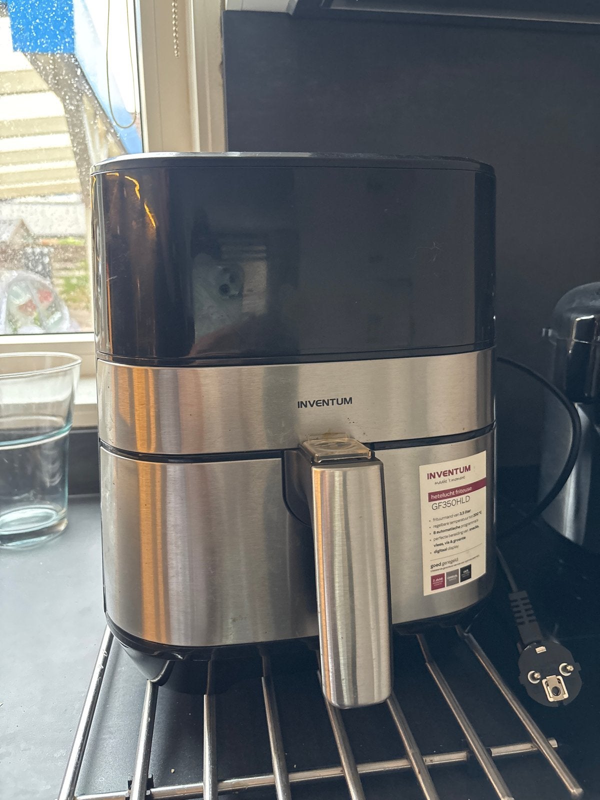 Inventum GF350HLD Heteluchtfriteuse, Ophalen, Zo goed als nieuw, Airfryer, Minder dan 750 gram