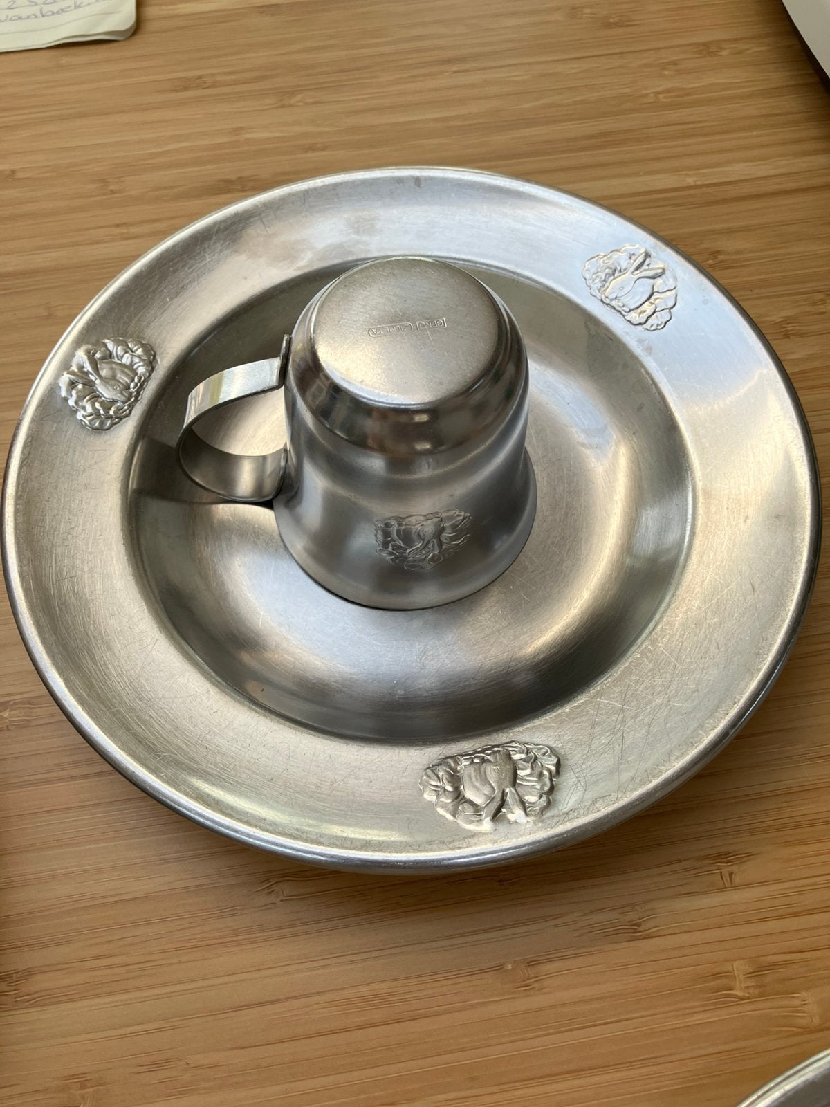 Zilmeta gero bordje en kom konijn 2 bordjes, Ophalen