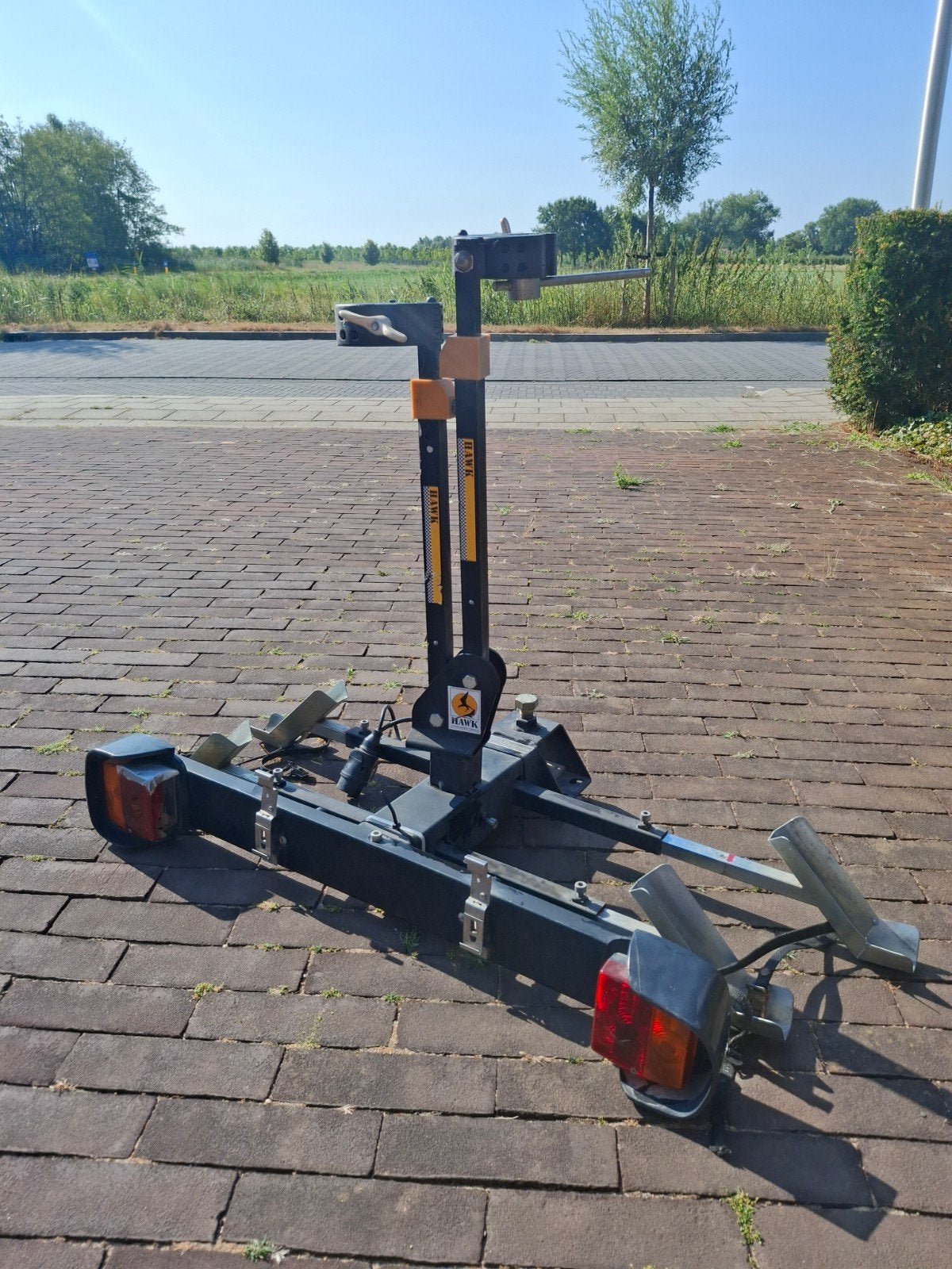 Hawk trekhaak fietsendrager voor 2 fietsen, Ophalen, 2 fietsen, Gebruikt, Trekhaakdrager