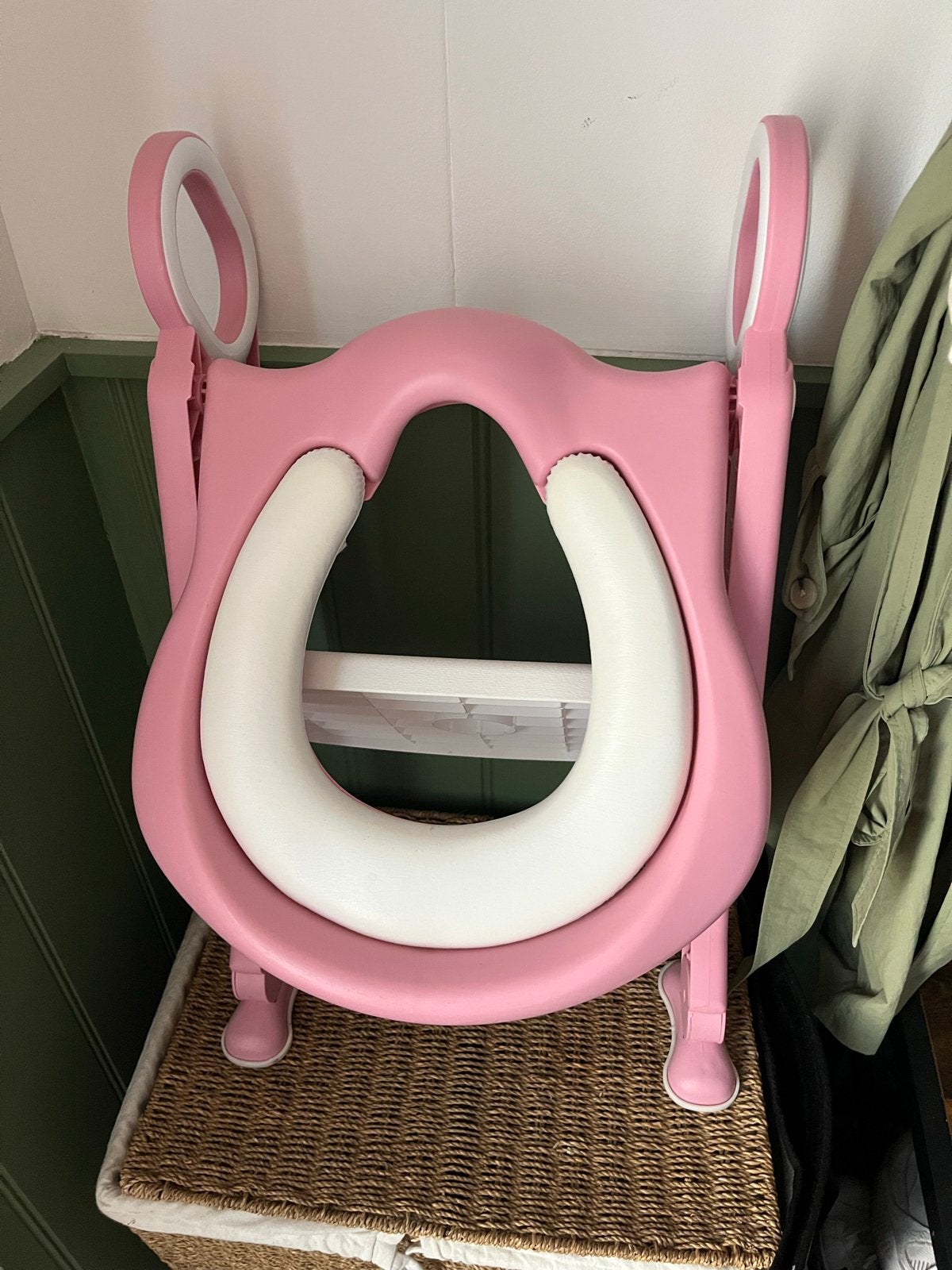 WC Verkleiner met Trapje - Roze, Ophalen, Zo goed als nieuw