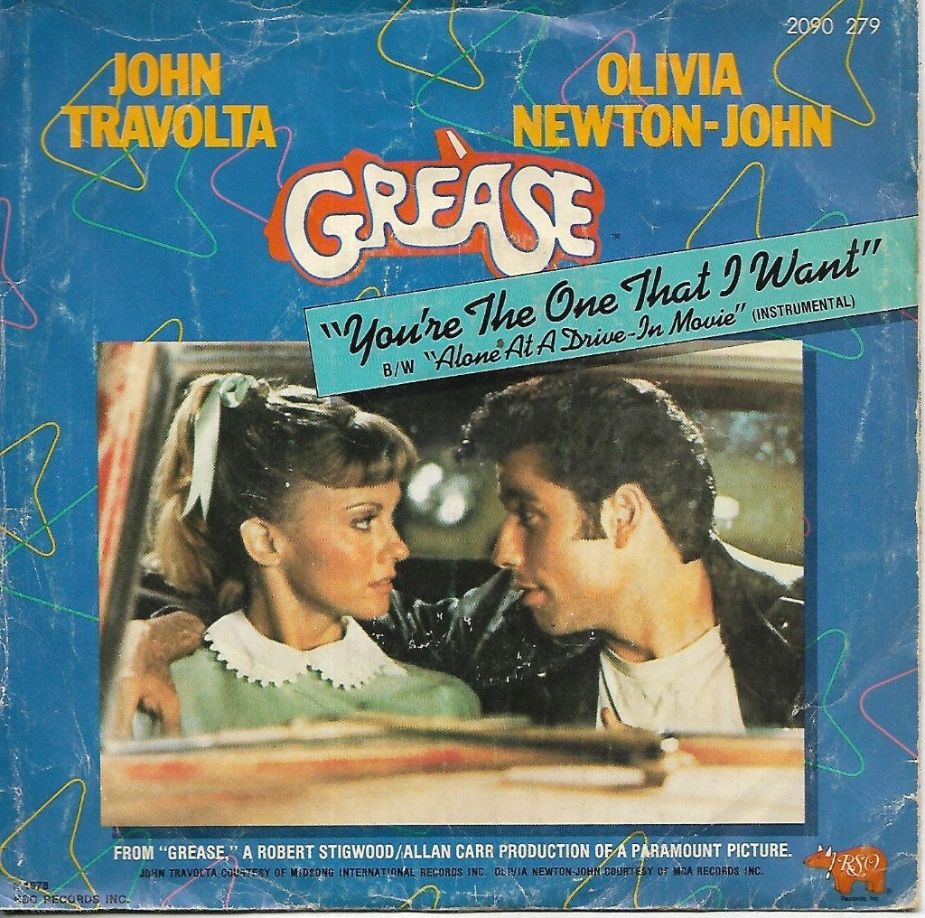 John Travolta & Olivia Newton-John – You're The One That I, Ophalen of Verzenden, Gebruikt, 7 inch, Pop