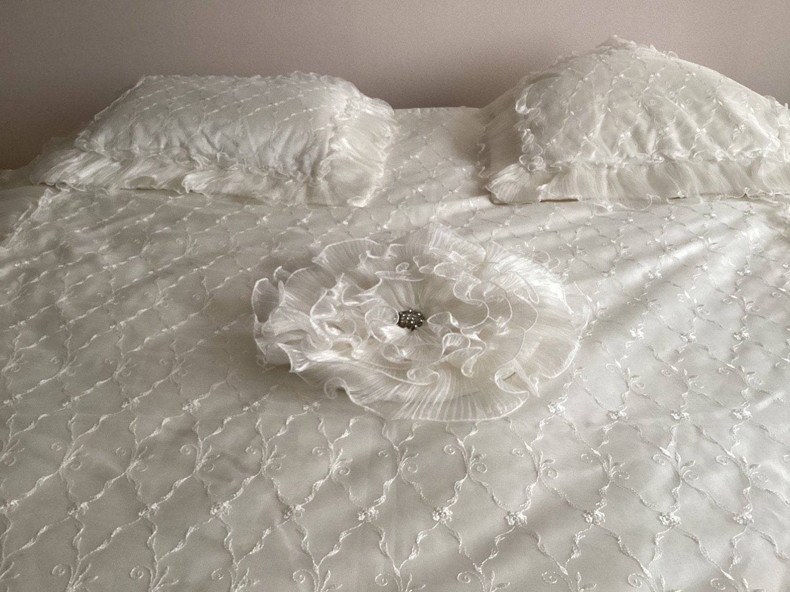 Romantische sprei, Ophalen, Zo goed als nieuw, Tweepersoons, Overige typen