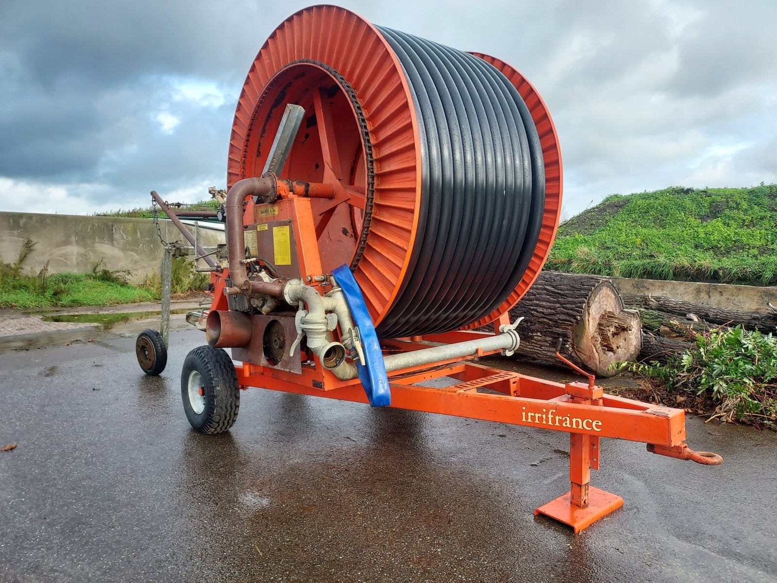 Irrifrance 90/300 regenhaspel, Ophalen, Glastuinbouw, Beregening en Drainage