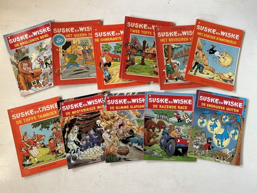 Suske en Wiske strips, Boeken, Stripboeken, Meerdere stripboeken, Ophalen of Verzenden, Gelezen
