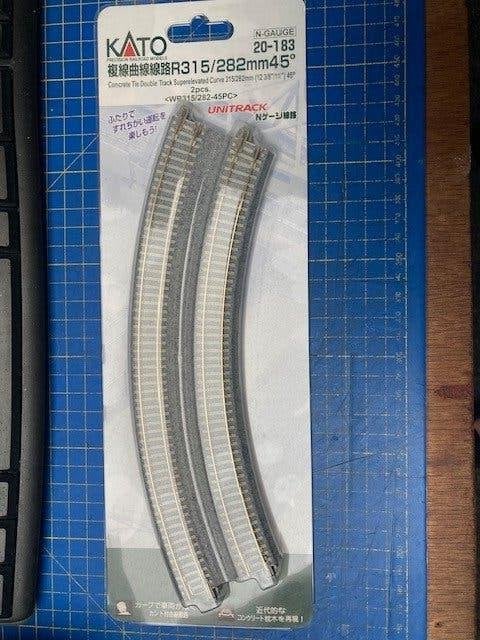 KATO Rails per verpakking €6.00, Overige merken, Gelijkstroom, Nieuw, Rails