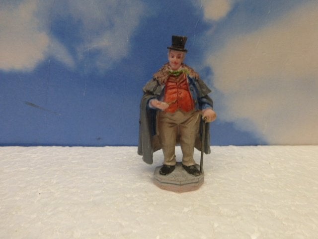 lemax banker kerstdorp bankier poppetje figurine beeldje, Diversen, Kerst, Ophalen of Verzenden, Zo goed als nieuw