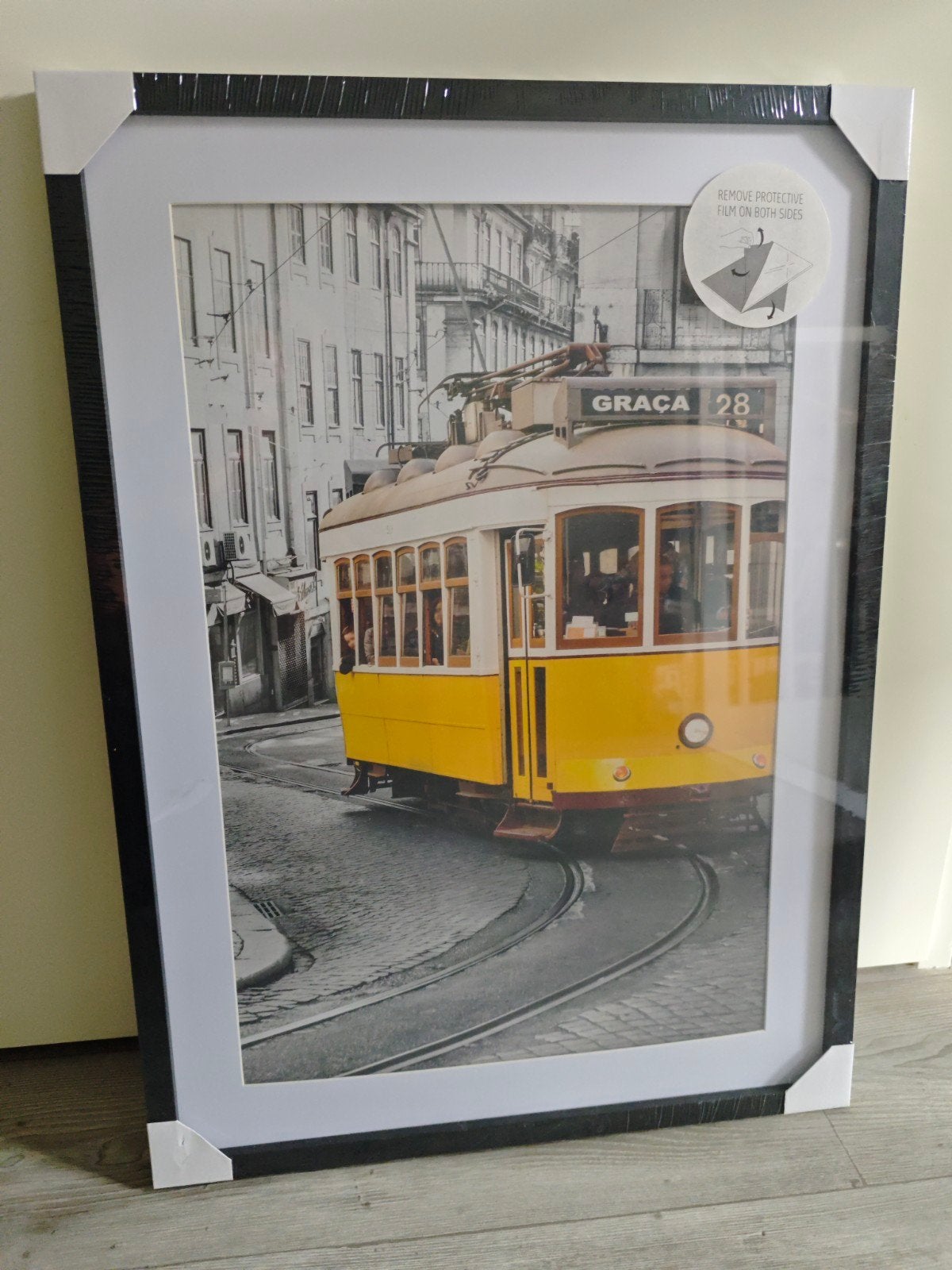 Fotolijst 70 x 50, Huis en Inrichting, Nieuw, Fotolijst, Zwart, Hout
