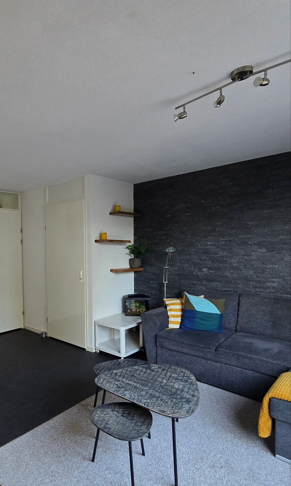 Set van 3 Mangohouten Salontafeltjes - Pronto Design, Huis en Inrichting, Ophalen, Gebruikt, 50 tot 100 cm, 50 tot 100 cm