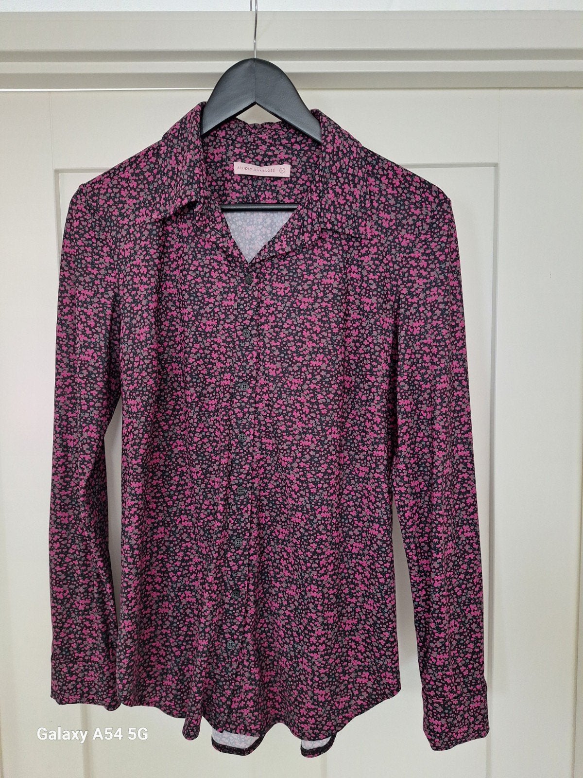 Studio Anneloes blouse, lange mouw, mt M.,zwart,rose,grijs, Ophalen, Zo goed als nieuw, Maat 38/40 (M), Zwart