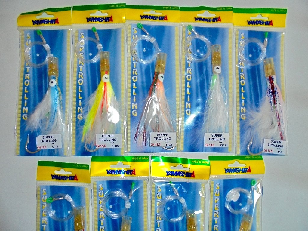 Big Game Yamashita Trolling Lures 14,5cm Rigged Japan Nieuw., Watersport en Boten, Ophalen of Verzenden, Nieuw, Overige typen