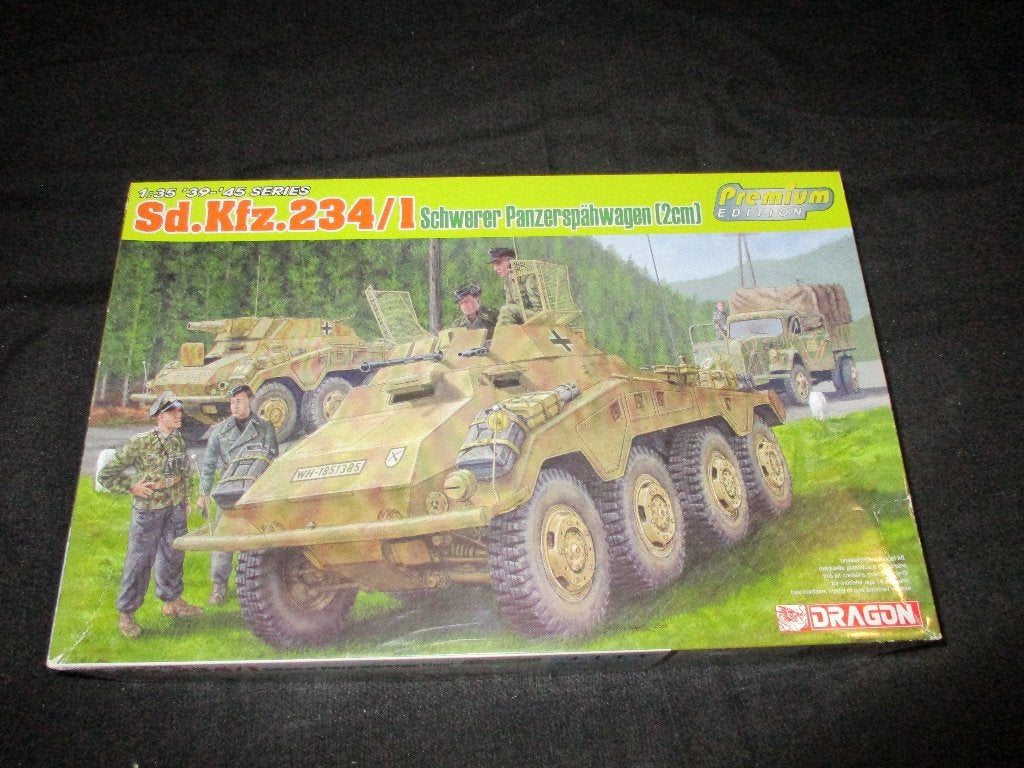 D-493,DRAGON 1-35,NO,6879,Sd.Kfz. 234/1 Schwerer Panzerspähw, Overige merken, 1:32 tot 1:50, Overige typen, Nieuw