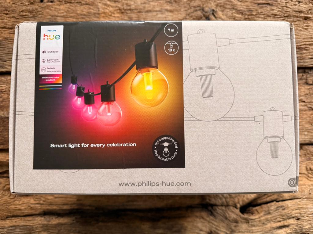 Hue Festavia lichtslinger 7 meter! Zie advertentie!, Tuin en Terras, Buitenverlichting, Minder dan 50 watt, Ophalen of Verzenden