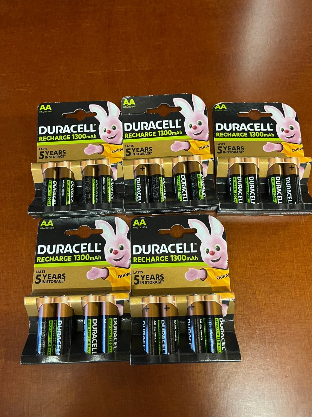 5x 4pack Duracell AA oplaadbaar, Verzenden, Zo goed als nieuw, Oplaadbaar