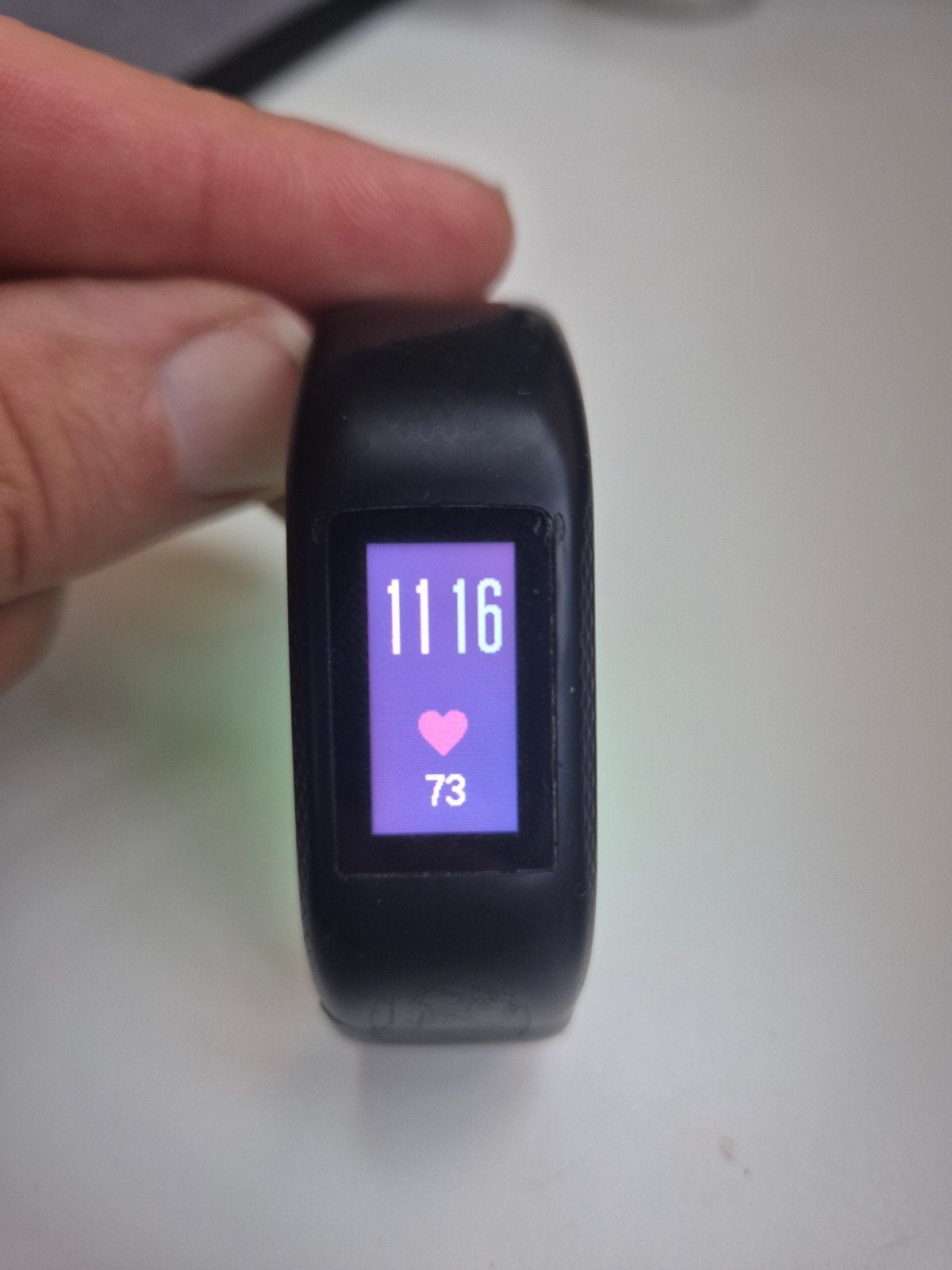 Garmin Vivofit 4 activity tracker met hartslagmeter, Gebruikt, Zwart, Garmin, Ophalen of Verzenden