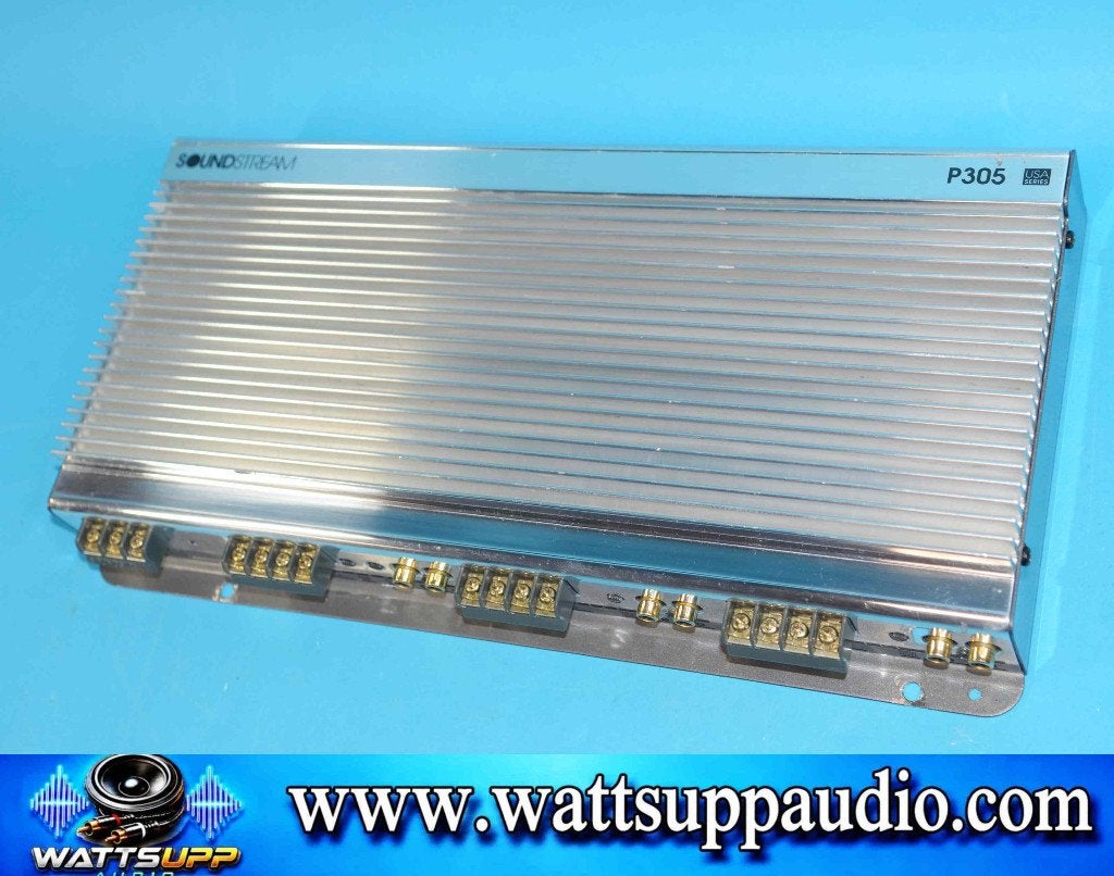 Soundstream P305 5 kanaals versterker Chrome, Gebruikt, ., Ophalen of Verzenden, .