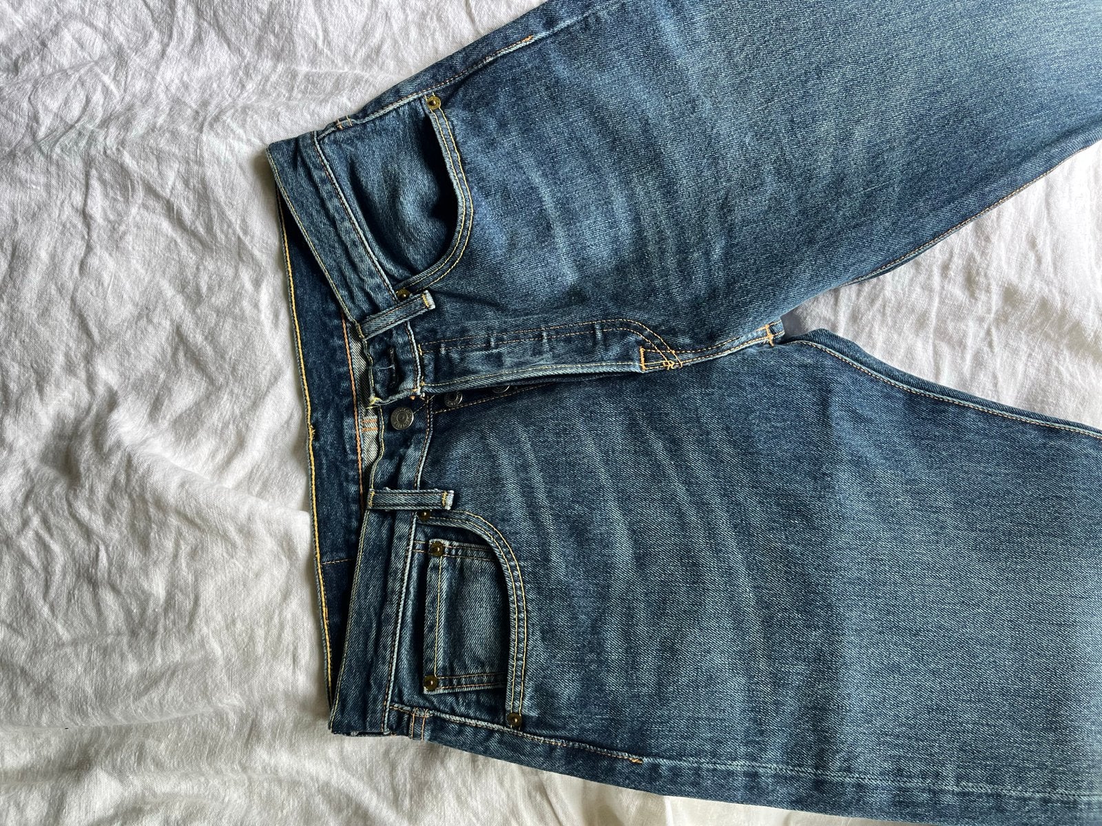 Levi's 501 Jeans - (W31 L30), Ophalen, Gedragen, Blauw, W32 (confectie 46) of kleiner
