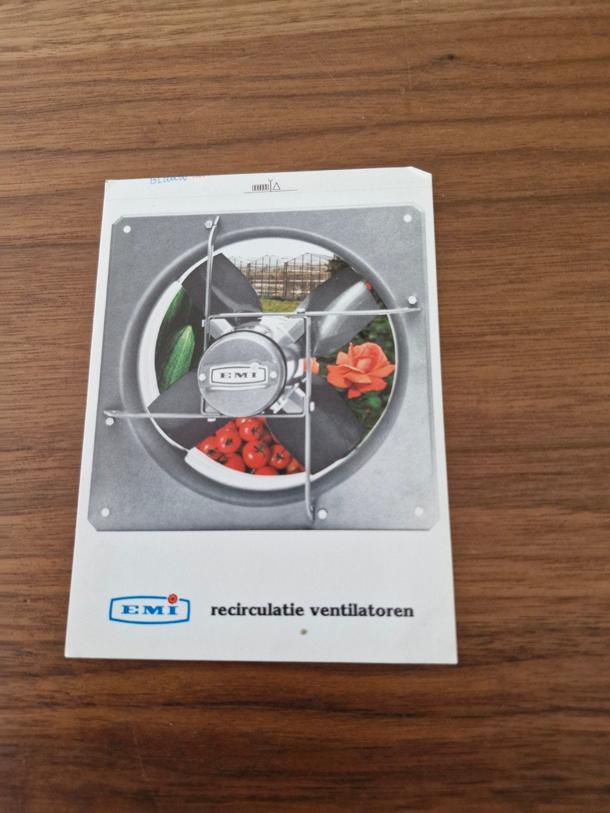 10505 Vintage EMI recirculatie ventilatoren sticker, Ophalen of Verzenden, Zo goed als nieuw
