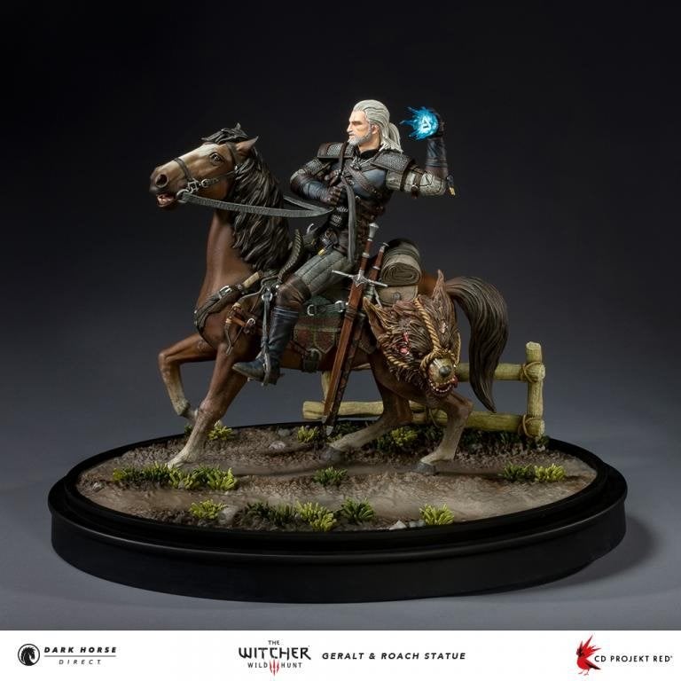 The Witcher 3 - Wild Hunt: Geralt & Roach Statue, Verzamelen, Ophalen of Verzenden