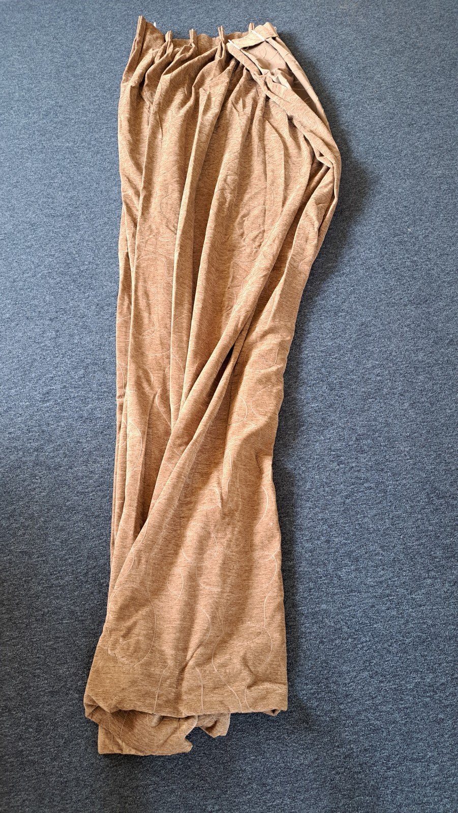 2x Gordijnen 90x244 cm - Zware stof met haken, Ophalen of Verzenden
