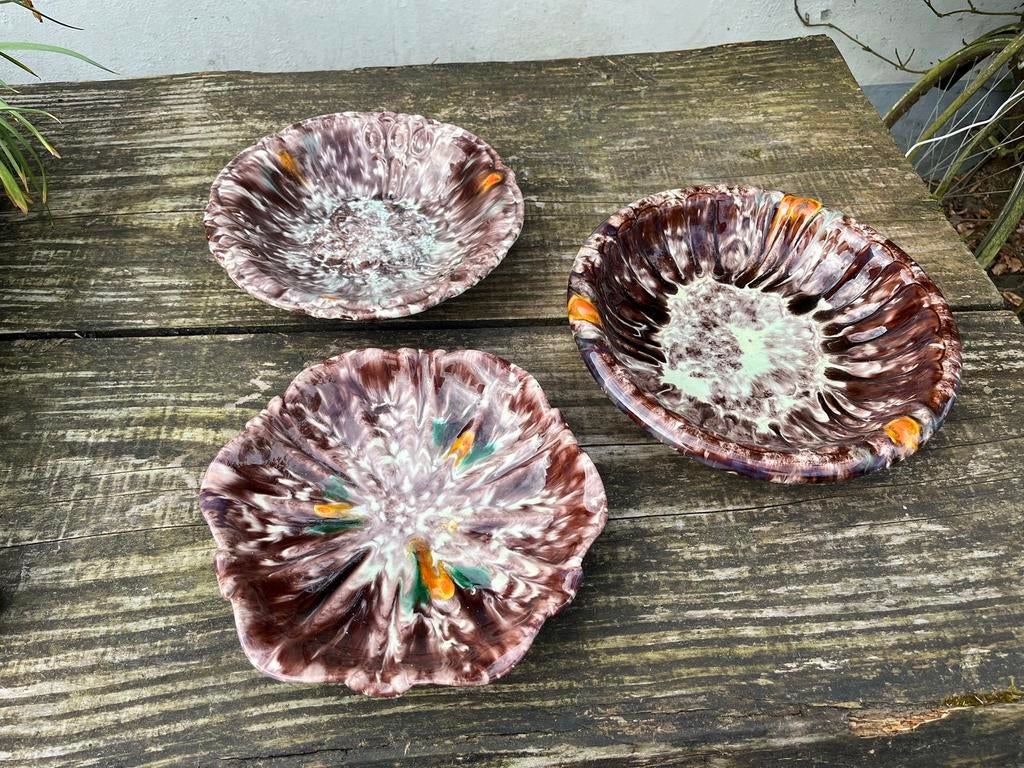 Germany duitsland schalen Jasba €14,50 p/s vintage fat lava, Ophalen of Verzenden, Huis en Inrichting