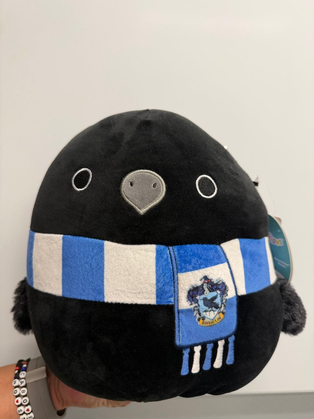 Squishmallows Harry Potter Ravenclaw Raaf Knuffel, Overige karakters, Overige typen, Zwart, Ophalen of Verzenden