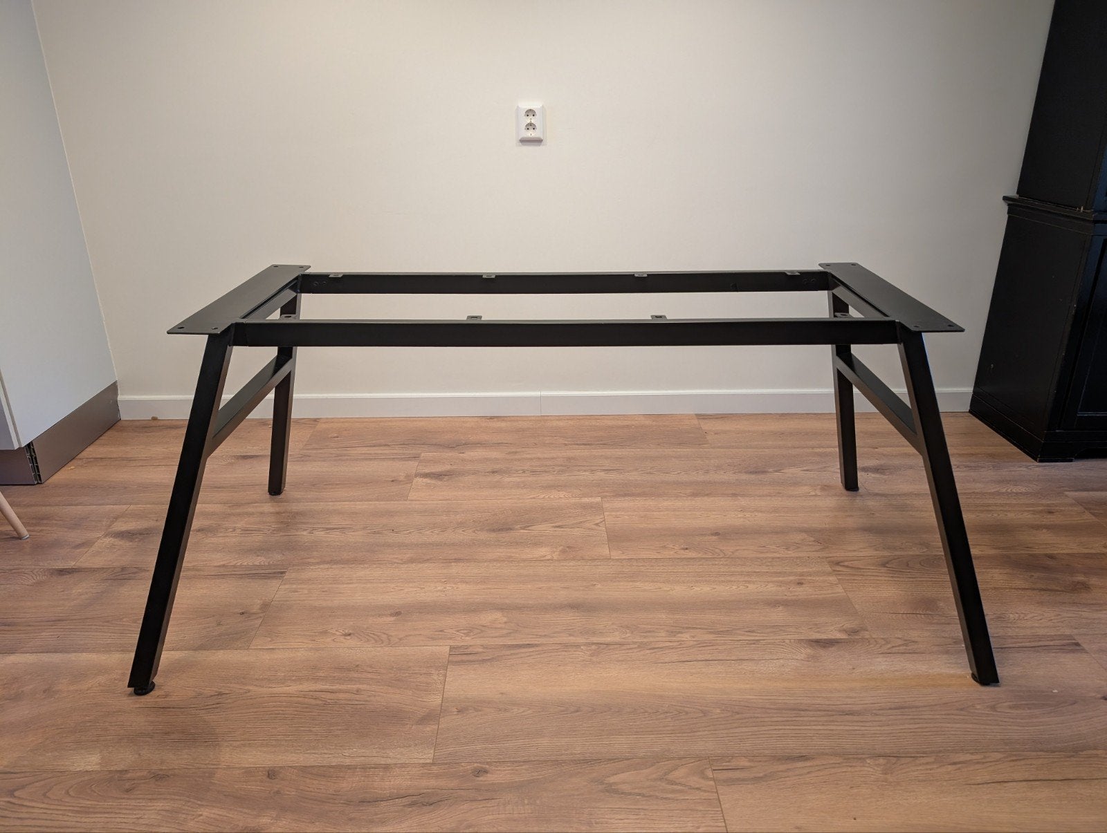Metalen tafelpoten, stalen poten, tafel onderstel ijzer, Huis en Inrichting, Tafels | Eettafels, Ophalen, 100 tot 150 cm, 50 tot 100 cm