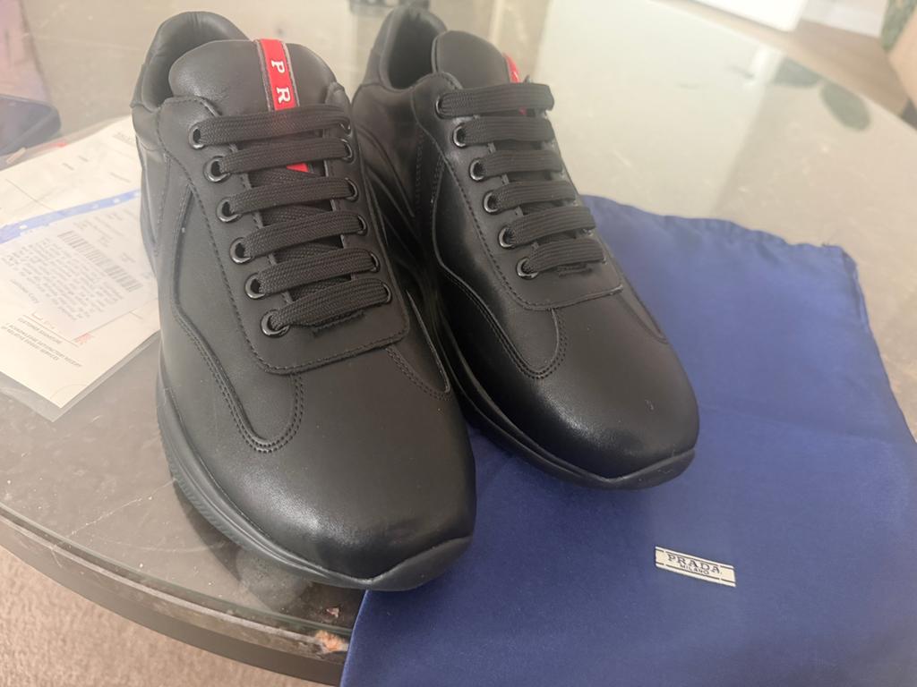 Prada heren 41, Ophalen of Verzenden, Nieuw, Zwart