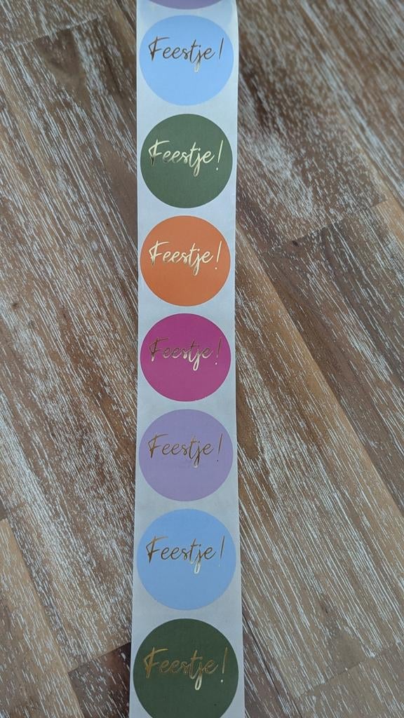 Stickers "feestje", Ophalen of Verzenden, Nieuw