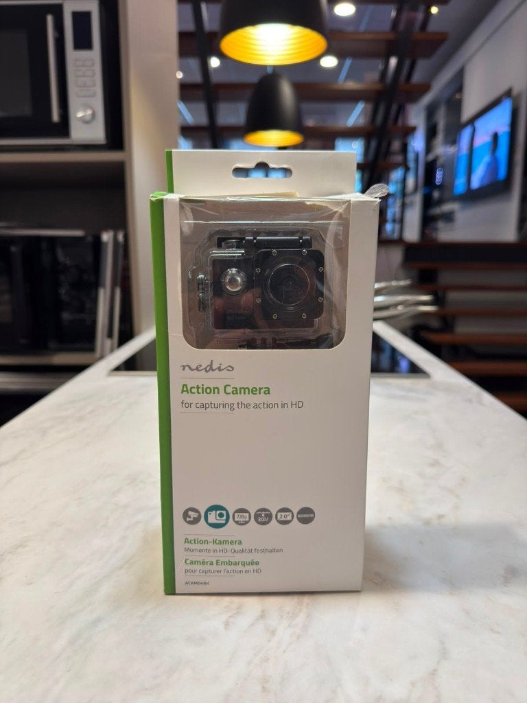 NEDIS Action Camera met accessoires, Audio, Tv en Foto, Actiecamera's, Ophalen of Verzenden, Nieuw, Overige merken