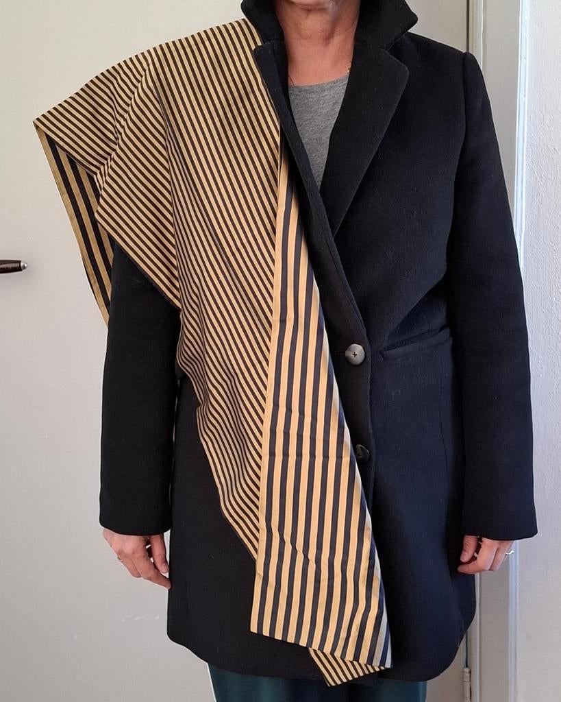 Vintage Pauw Amsterdam shawl 1997. Made in France, Kleding | Dames, Mutsen, Sjaals en Handschoenen, Ophalen of Verzenden, Zo goed als nieuw
