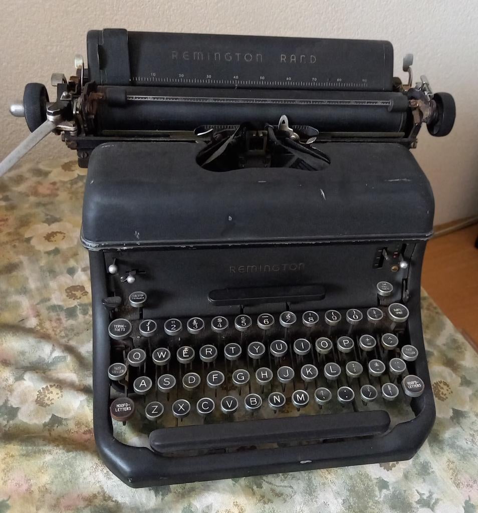 Remmington typemachine, Ophalen, Gebruikt