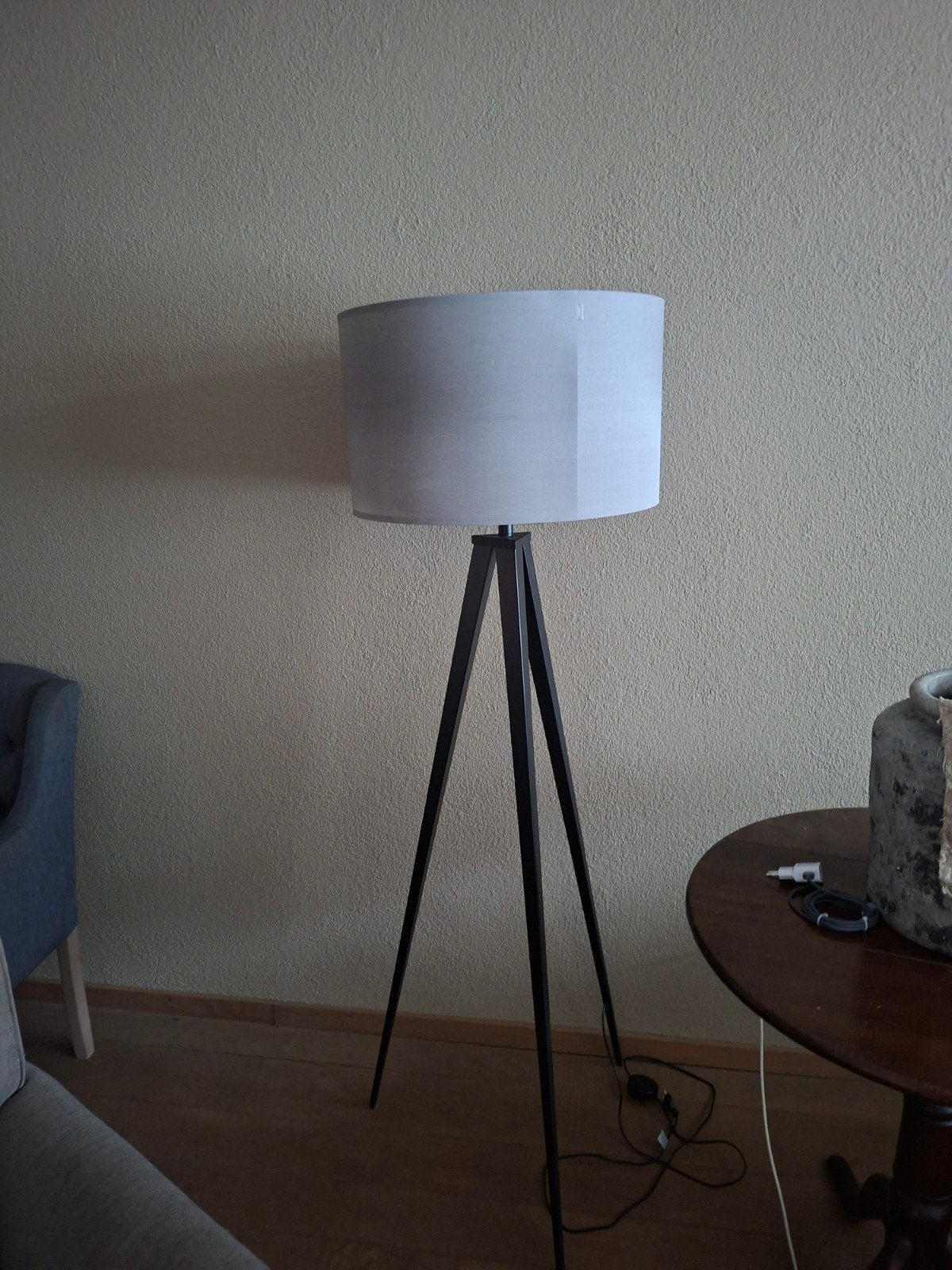 Staande lamp met stalen poten van het merk Zuiver, Ophalen, Zo goed als nieuw, Overige materialen, 150 tot 200 cm