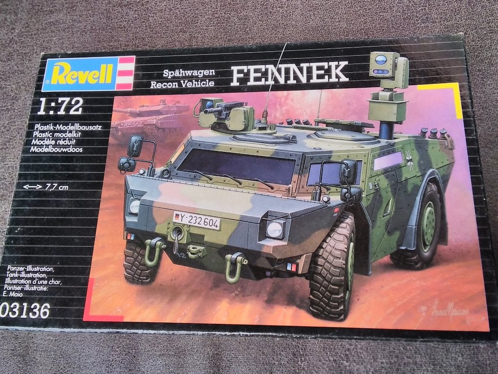 Revell Fennek Spähwagen Recon Vehicle 1:72 Modelbouwkit, 1:50 of kleiner, Revell, Overige typen, Ophalen of Verzenden