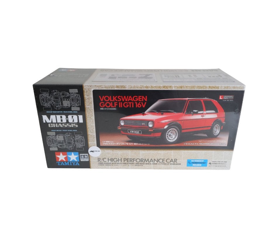 Tamiya 58748 1/10 R/C Volkswagen Golf II GTI 16V – MB-01, Hobby en Vrije tijd, Modelbouw | Radiografisch | Auto's, Elektro, Nieuw
