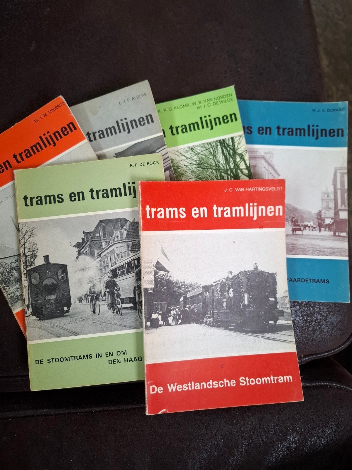 Trams en Tramlijnen Boekenreeks (6 delen), Ophalen of Verzenden, Gebruikt, Tram, Boek of Tijdschrift