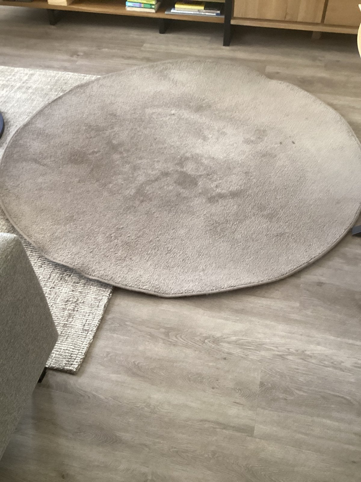 Vloerkleed rond 180 cm, Huis en Inrichting, Stoffering | Tapijten en Kleden, Ophalen, Zo goed als nieuw, Rond, 150 tot 200 cm