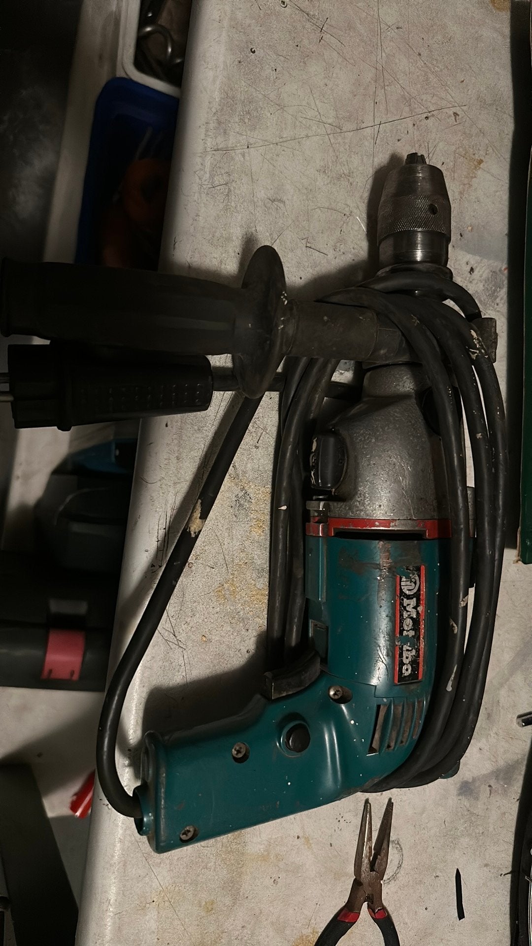 Metabo klopboormachine, Ophalen of Verzenden, Gebruikt, 600 watt of meer, Boormachine